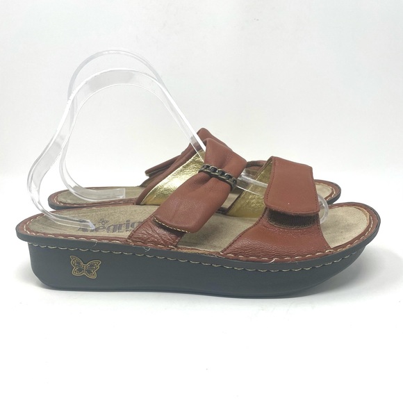 Alegria | Shoes | Alegria Karmen Sandals Cognac Style Brown W 4 | Poshmark